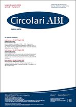 Immagine di Circolari ABI Nuova Serie n.31 del 3 agosto 2026